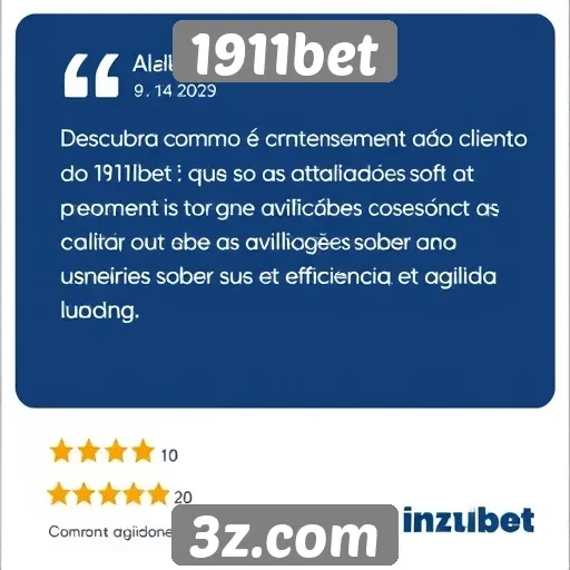 Desempenho do atendimento ao cliente no 1911bet