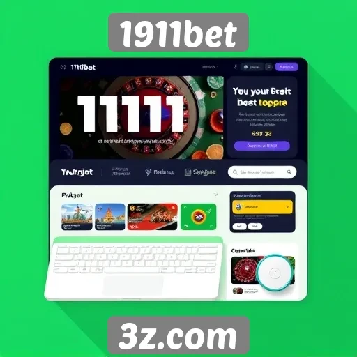 Interface e experiência do usuário no site 1911bet